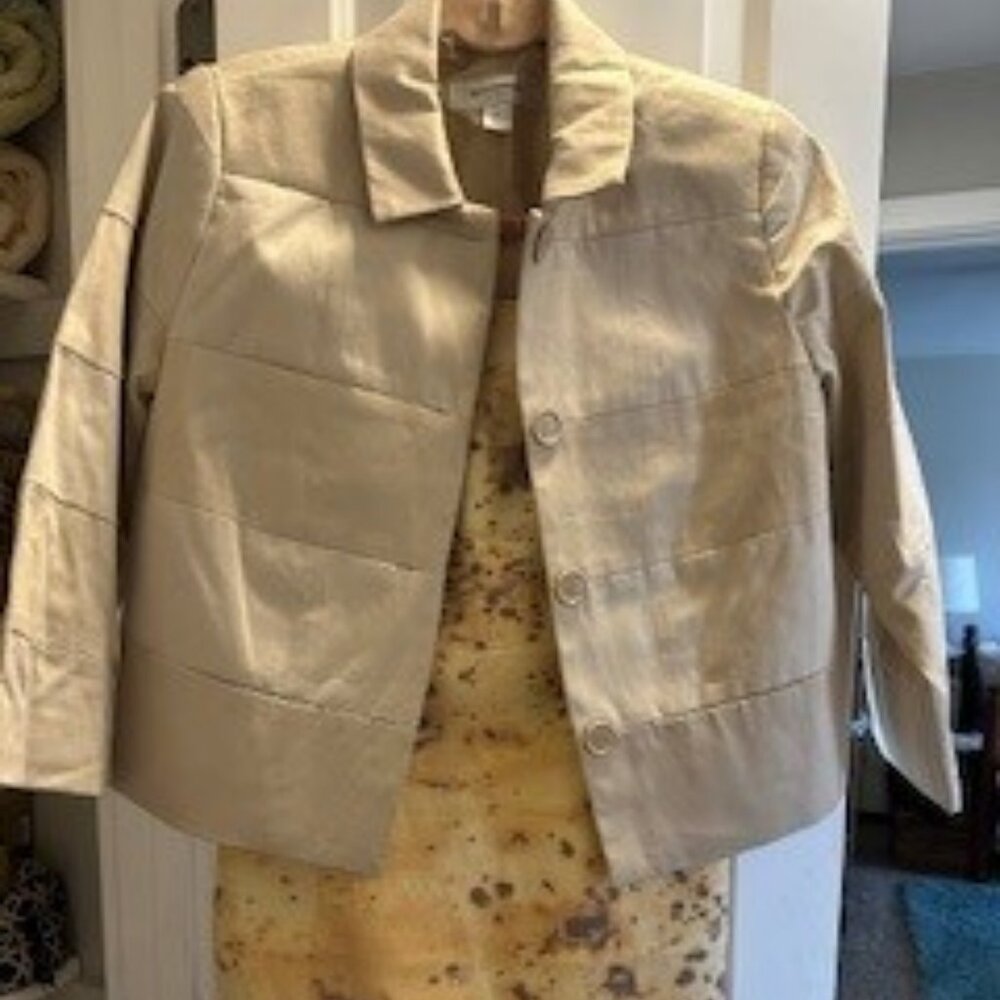 Mizrahi jacket and Maxali dress